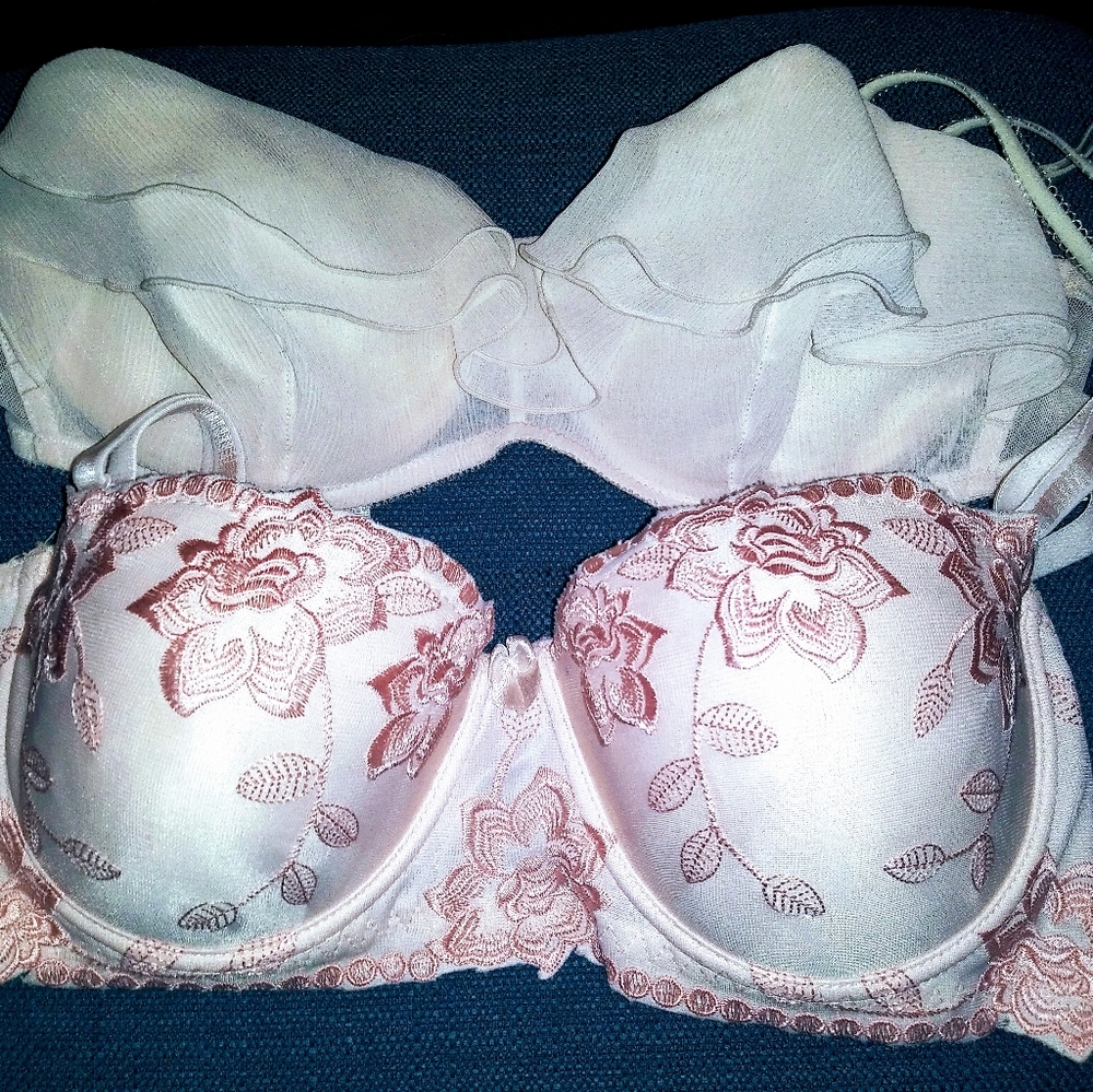 Lace push-up bras bundle of 2, 34C. NWOT